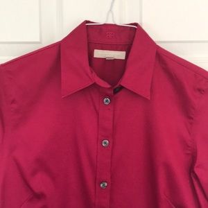 Banana Republic Non-Iron Fitted Blouse Size 6